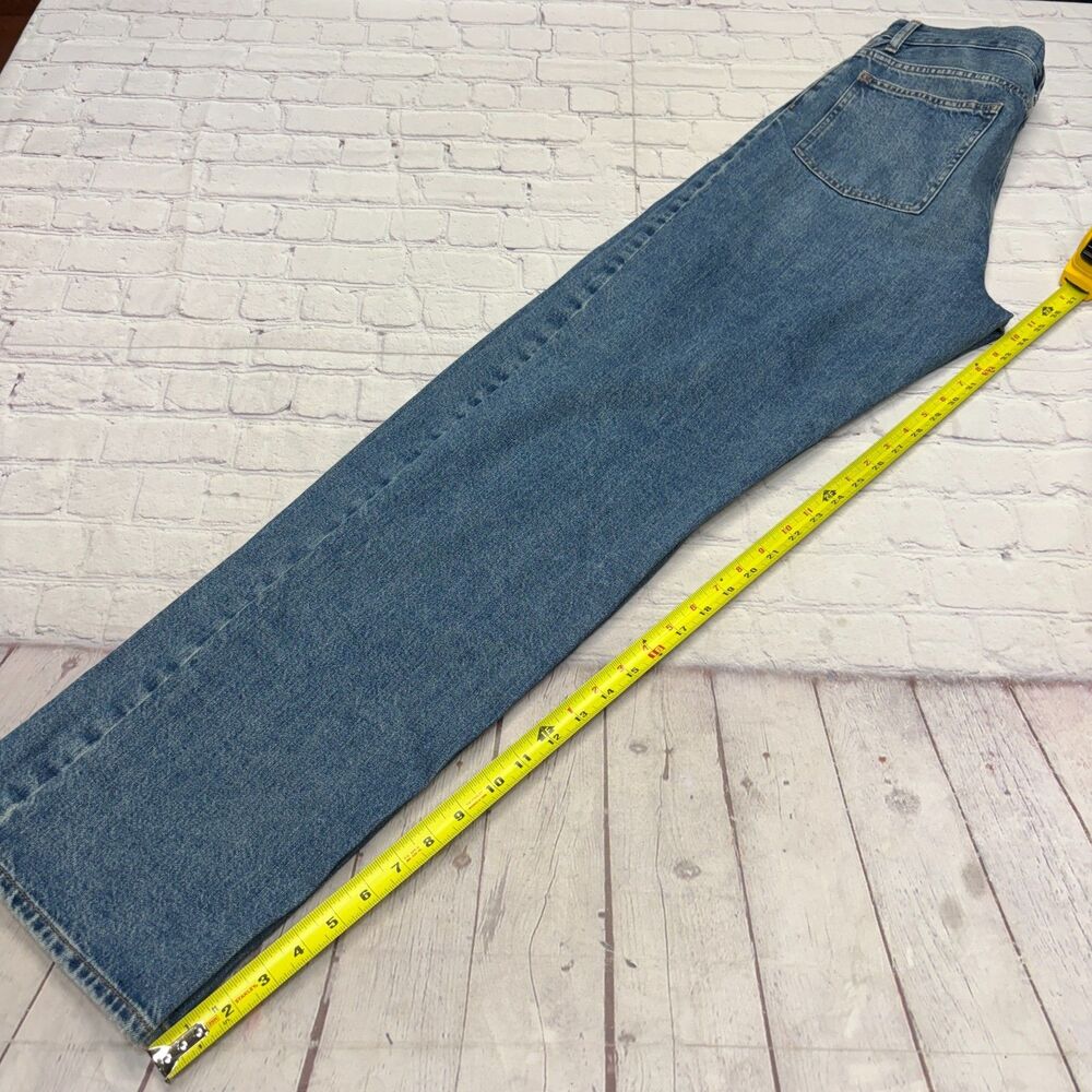 NWT Madewell Women Pieced Barrel Leg Jeans Size 29T 29 Tall Denim D125 -9 - Picture 5 of 16
